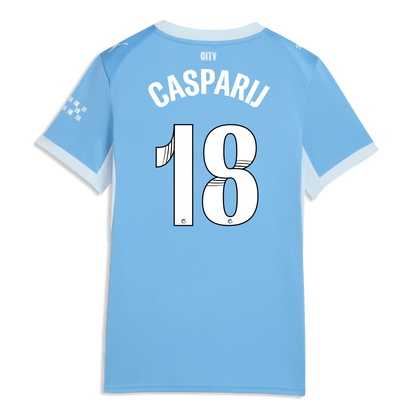 Women's Manchester City Home Jersey 2026/27 With CASPARIJ 18 Printing