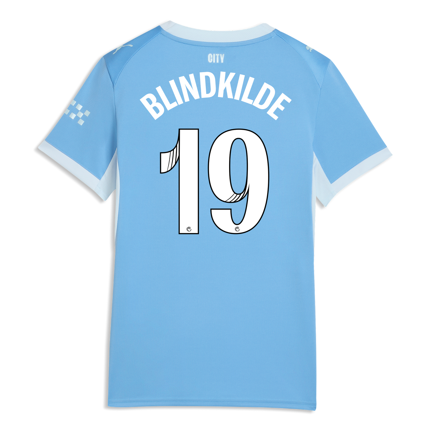 Women's Manchester City Home Jersey 2026/27 With BLINDKILDE 19 Printing