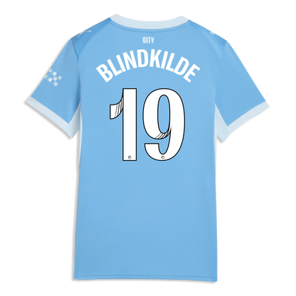 Women's Manchester City Home Jersey 2026/27 With BLINDKILDE 19 Printing