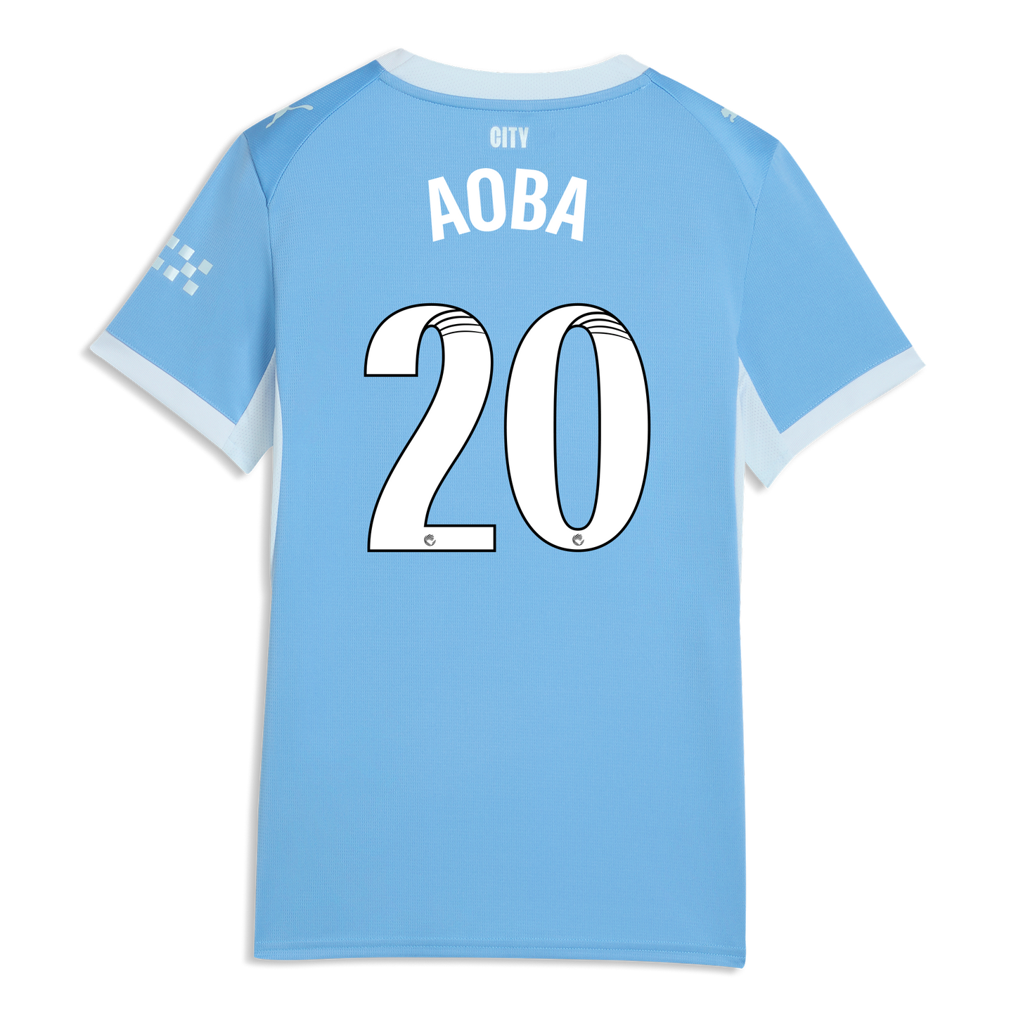 Women's Manchester City Home Jersey 2026/27 With AOBA 20 Printing