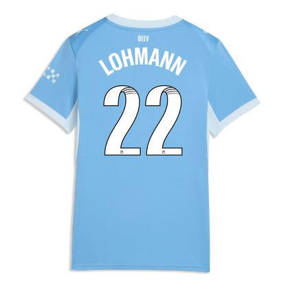 Women's Manchester City Home Jersey 2026/27 With LOHMANN 22 Printing