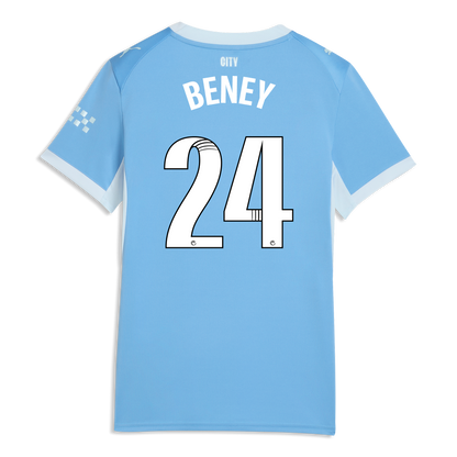 Women's Manchester City Home Jersey 2026/27 With BENEY 24 Printing