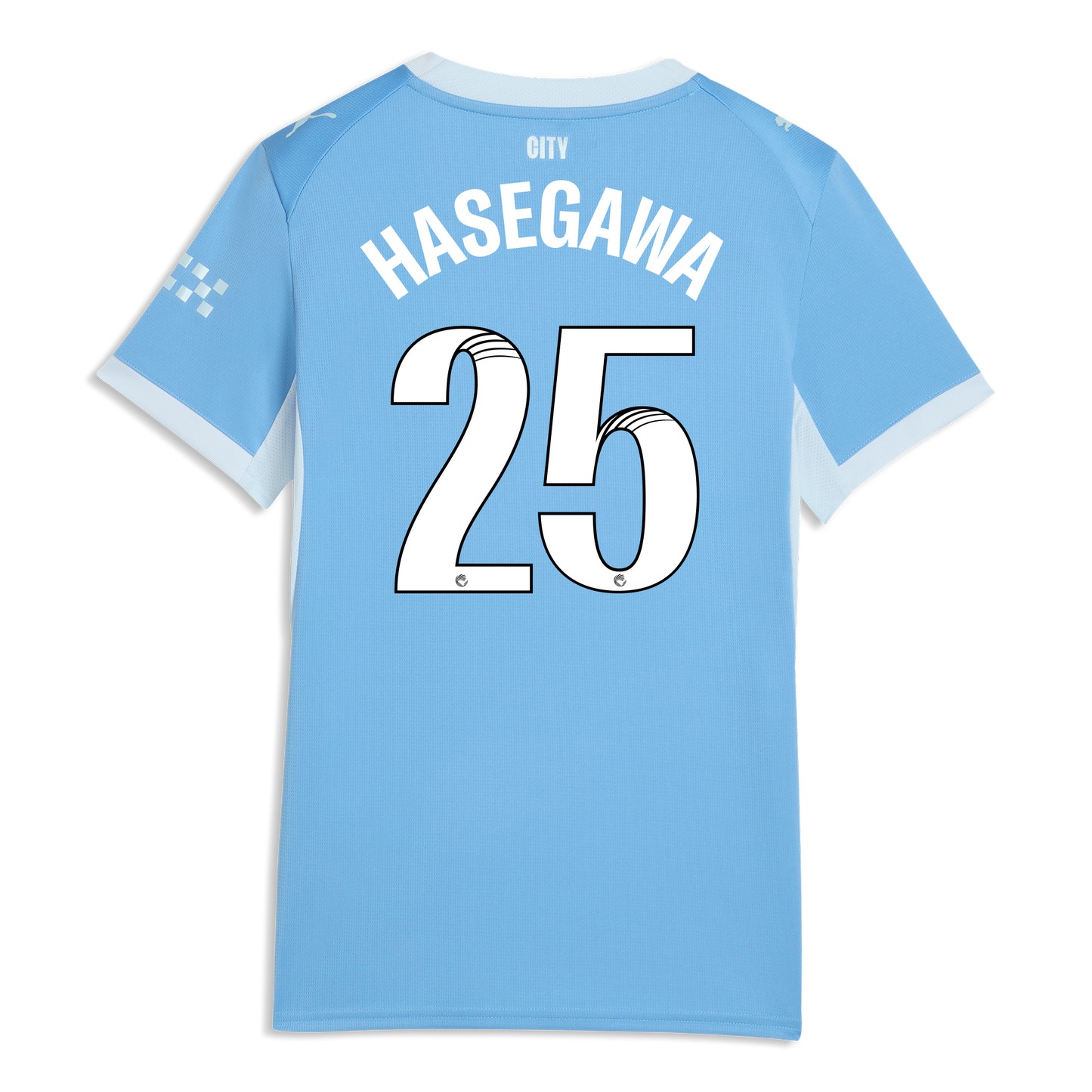 Women's Manchester City Home Jersey 2026/27 With HASEGAWA 25 Printing