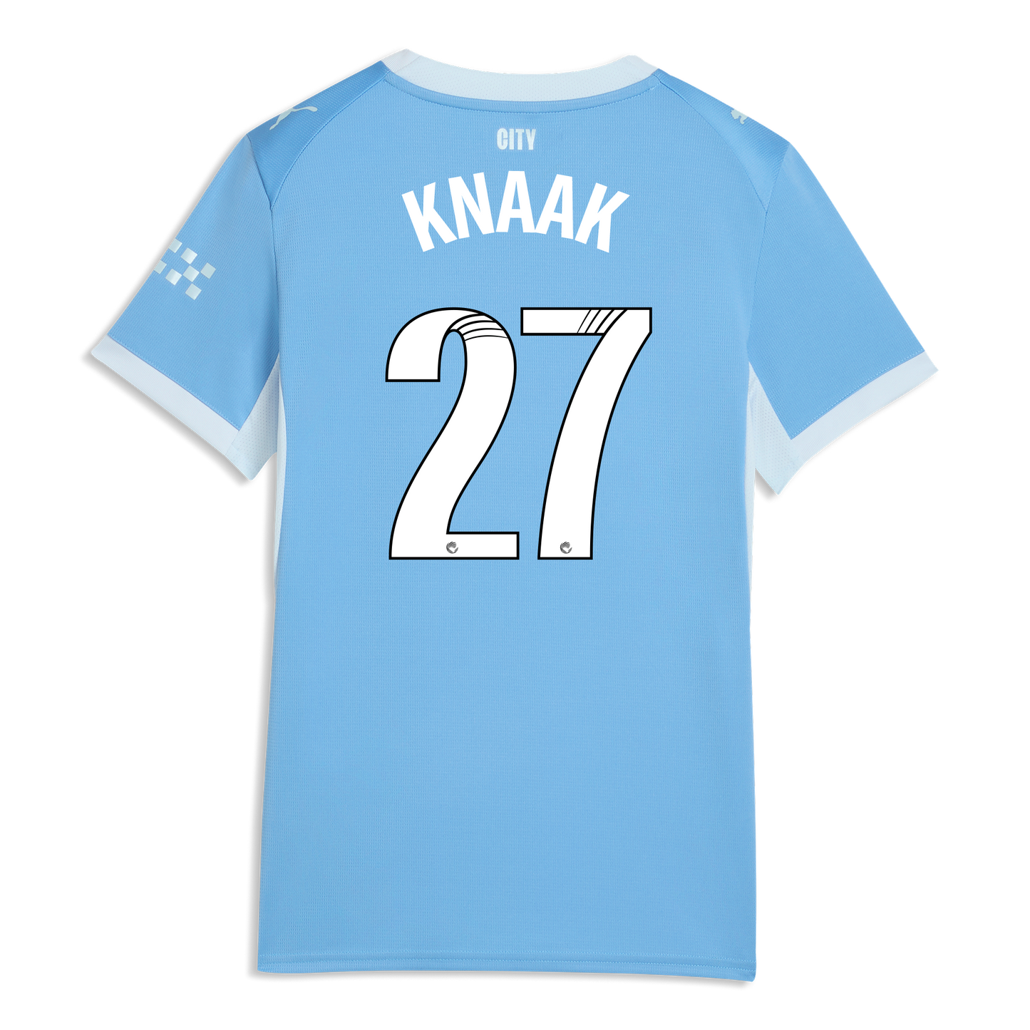 Women's Manchester City Home Jersey 2026/27 With KNAAK 27 Printing