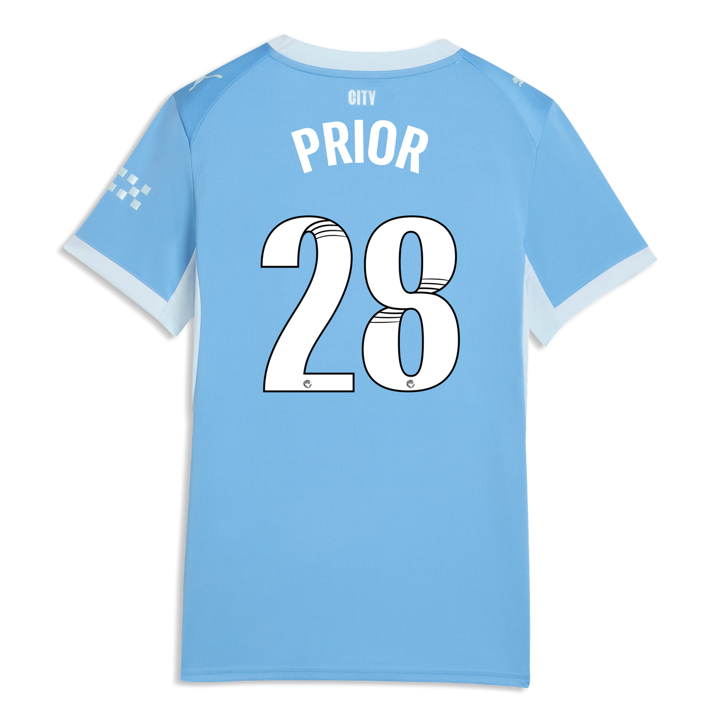 Women's Manchester City Home Jersey 2026/27 With PRIOR 28 Printing