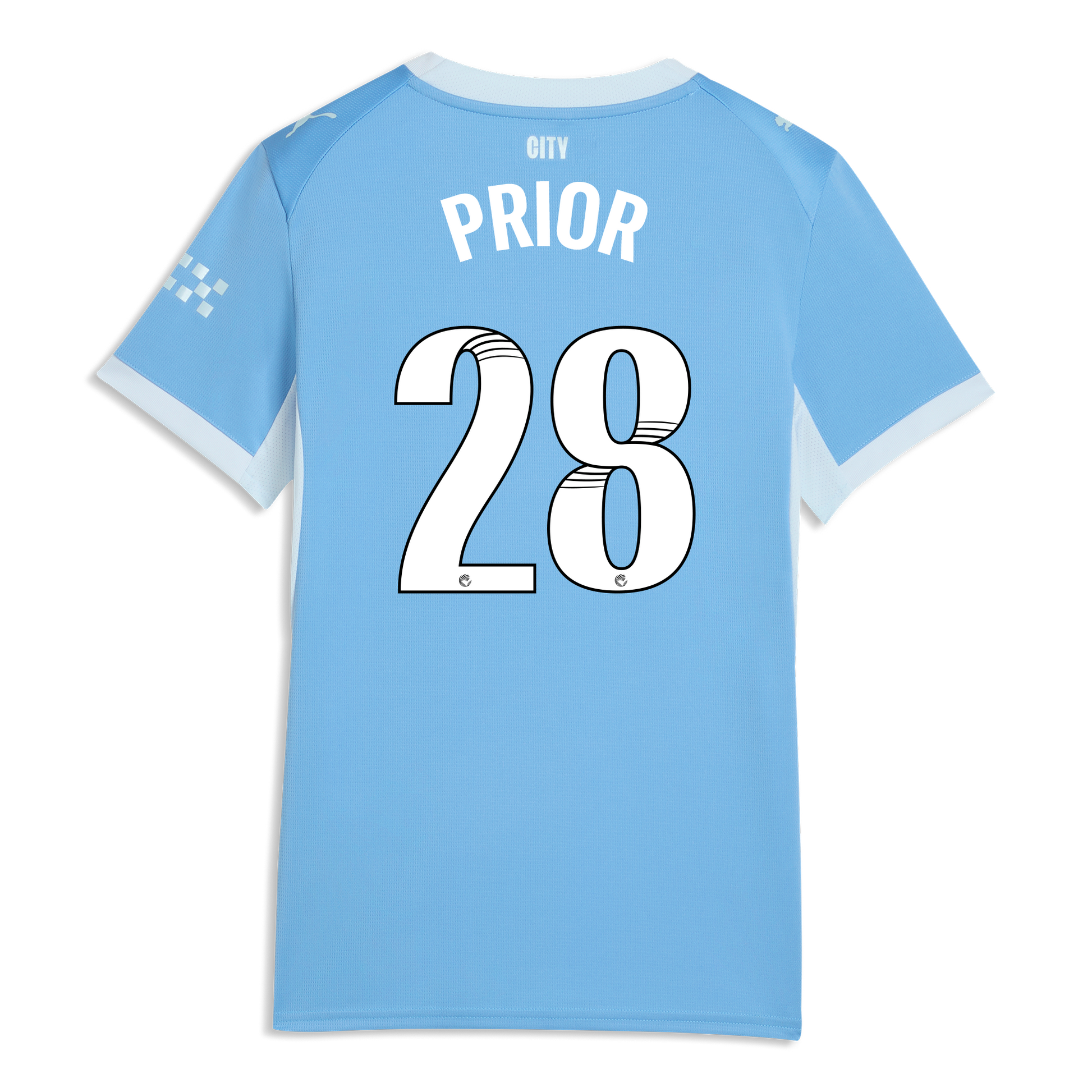 Women's Manchester City Home Jersey 2026/27 With PRIOR 28 Printing
