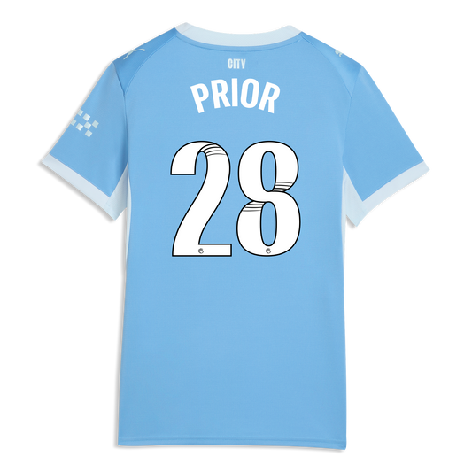 Women's Manchester City Home Jersey 2026/27 With PRIOR 28 Printing