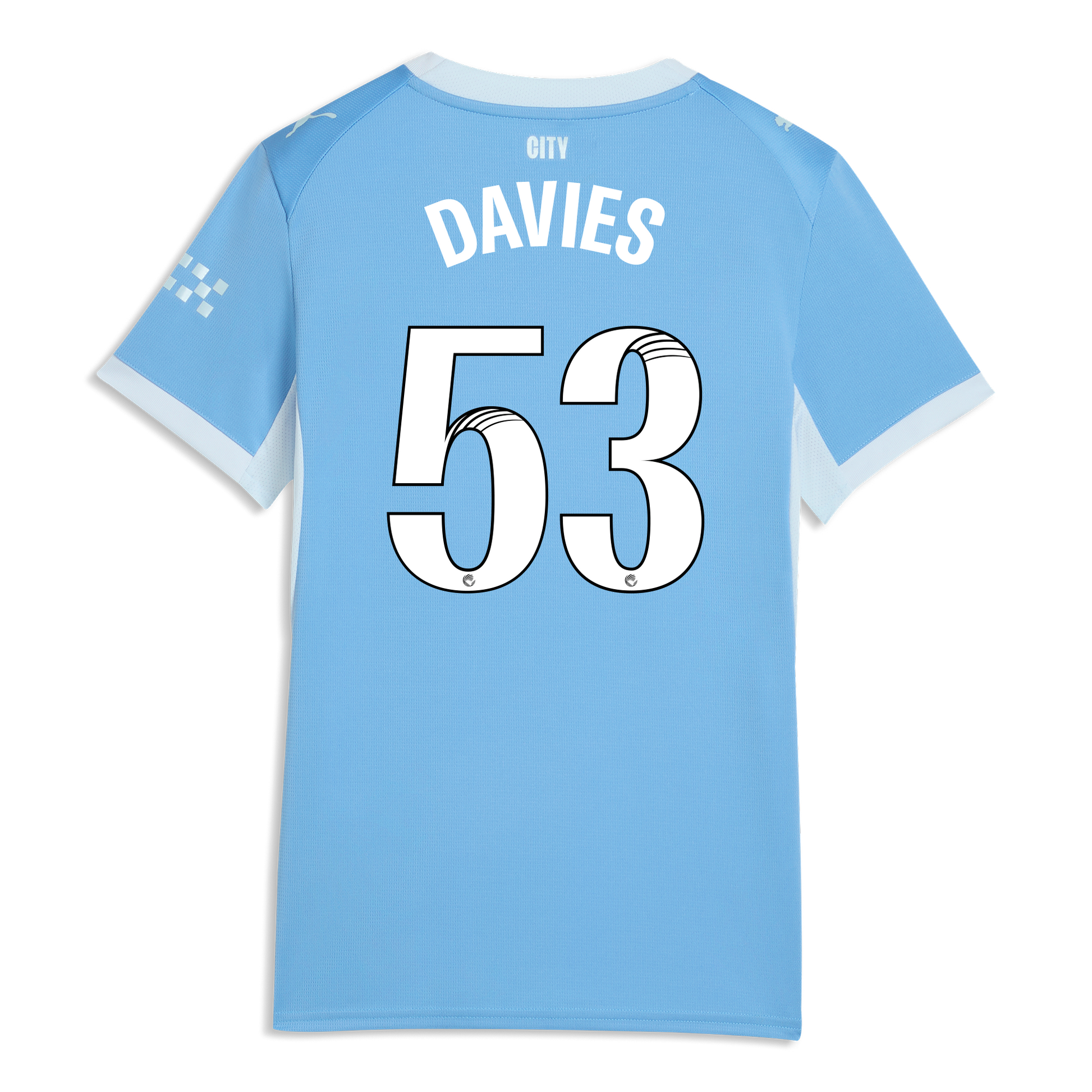 Women's Manchester City Home Jersey 2026/27 With DAVIES 53 Printing