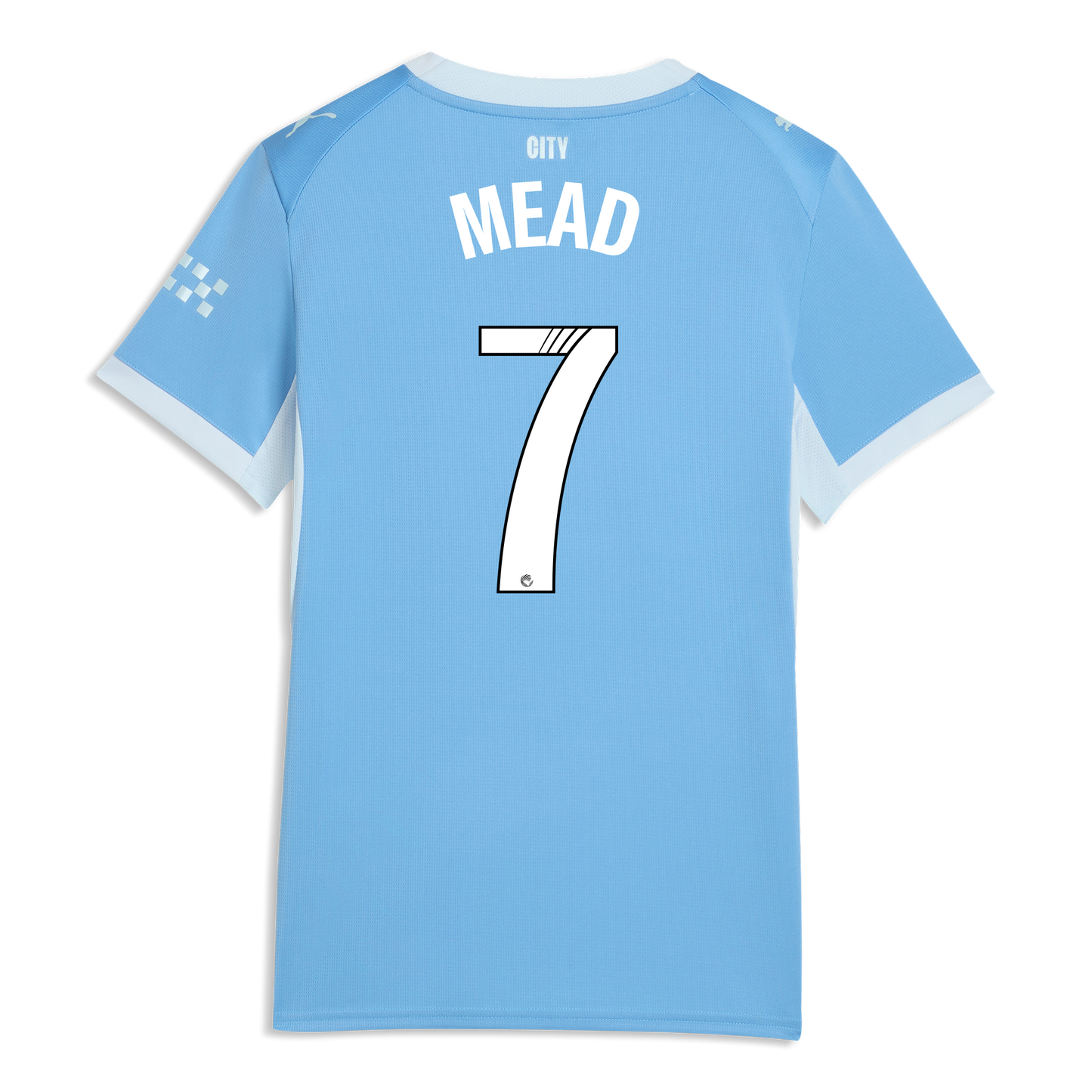 Women's Manchester City Home Jersey 2026/27 With MEAD 7 Printing
