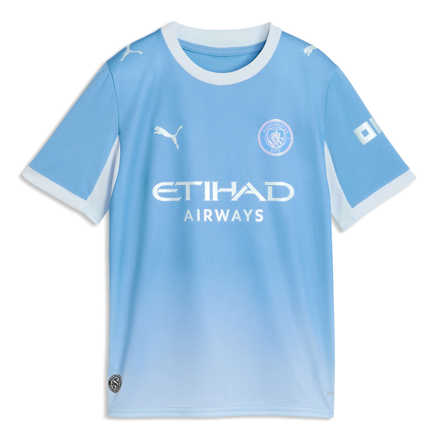 Kids' Manchester City Home Jersey 2026/27 With COFFEY 17 Printing