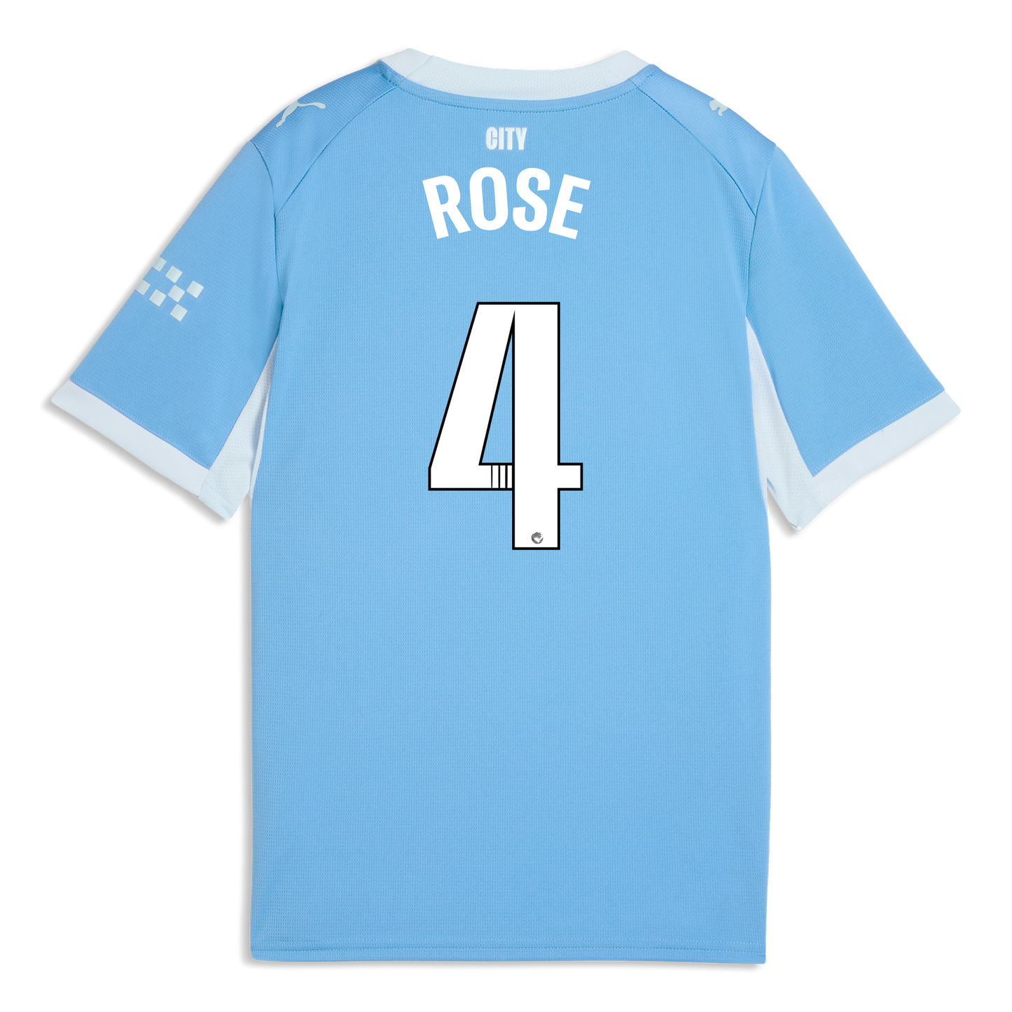 Kids' Manchester City Home Jersey 2026/27 With ROSE 4 Printing