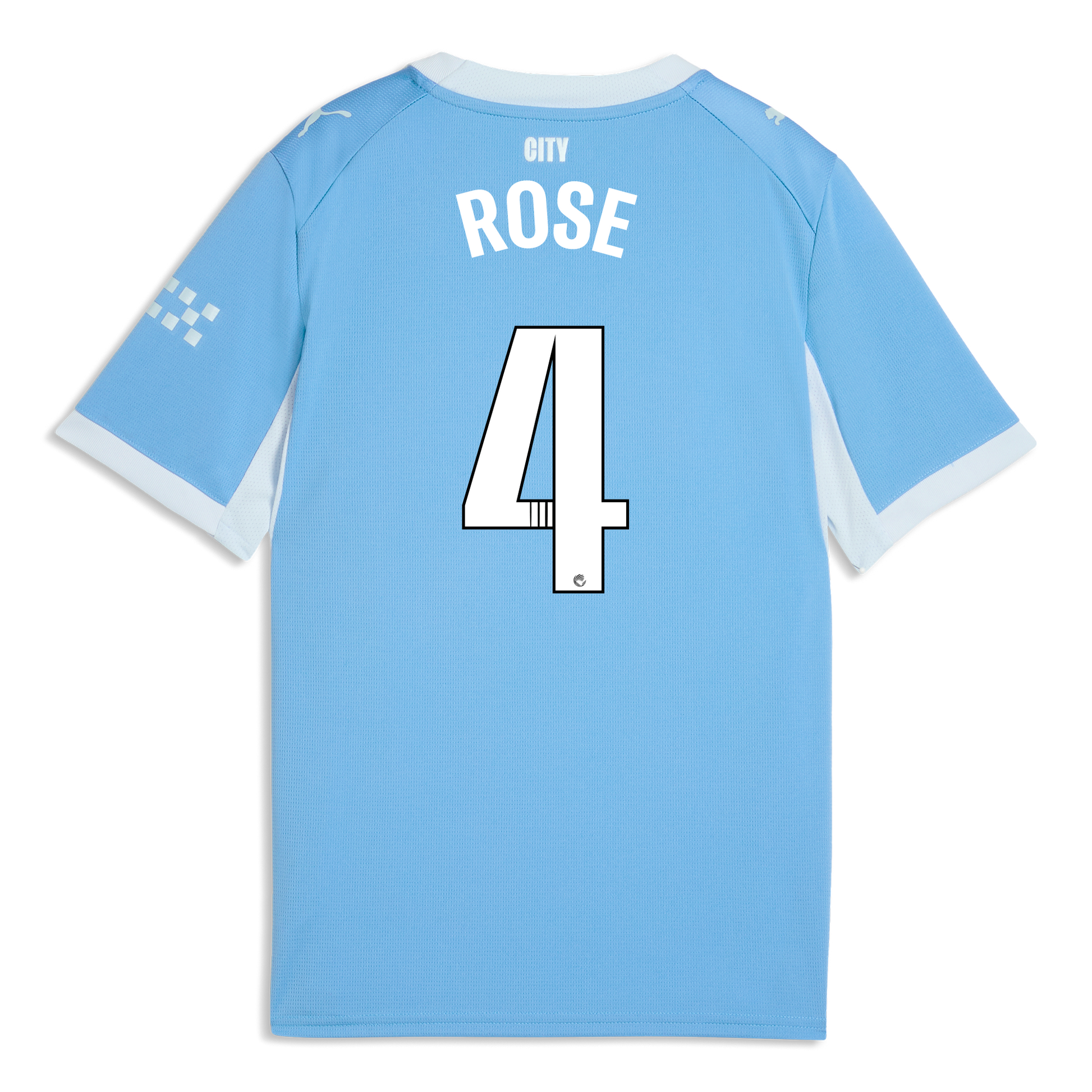 Kids' Manchester City Home Jersey 2026/27 With ROSE 4 Printing