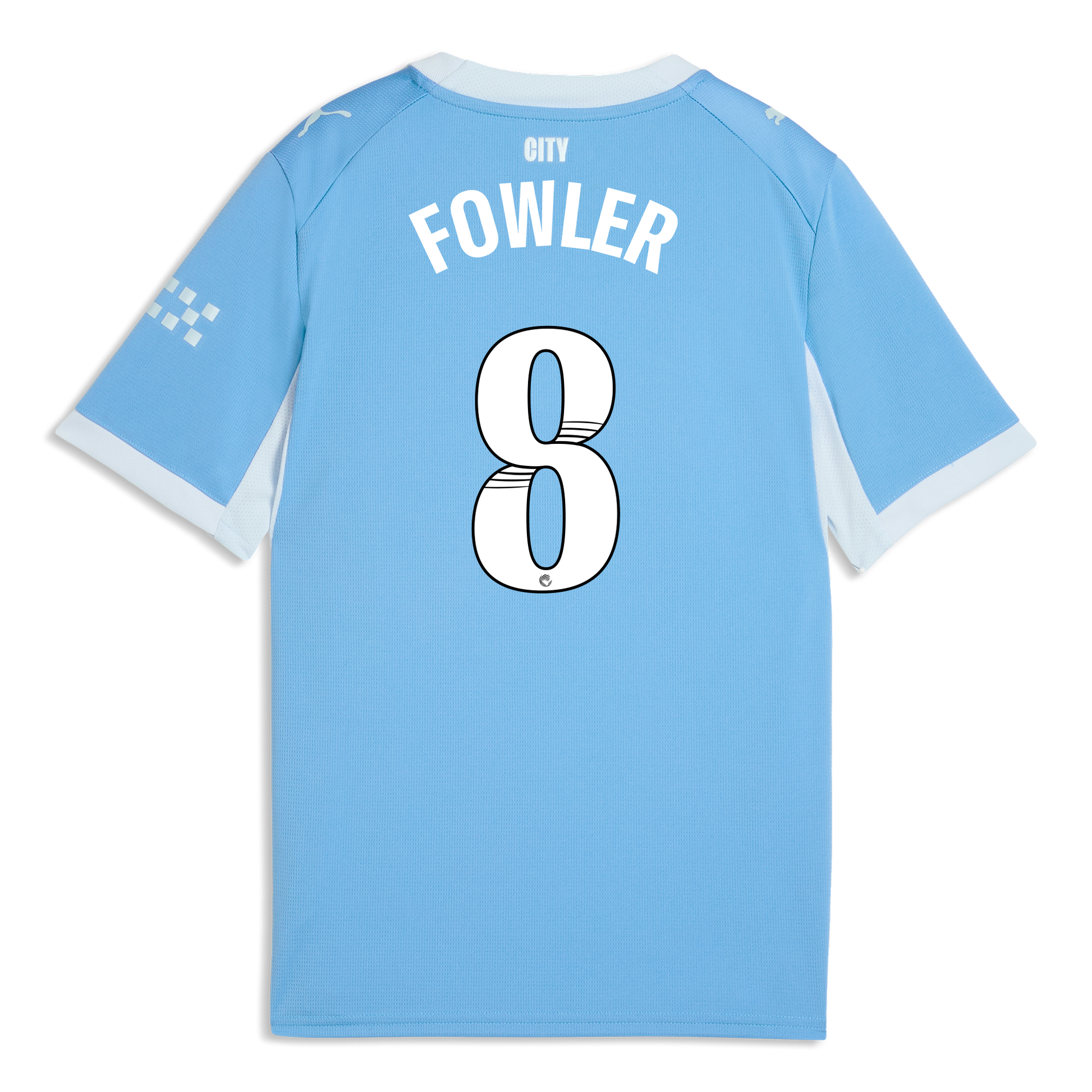Kids' Manchester City Home Jersey 2026/27 With FOWLER 8 Printing
