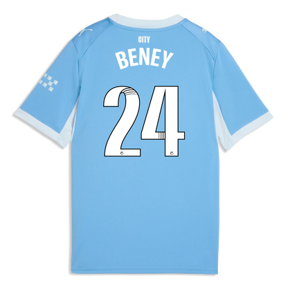 Kids' Manchester City Home Jersey 2026/27 With BENEY 24 Printing