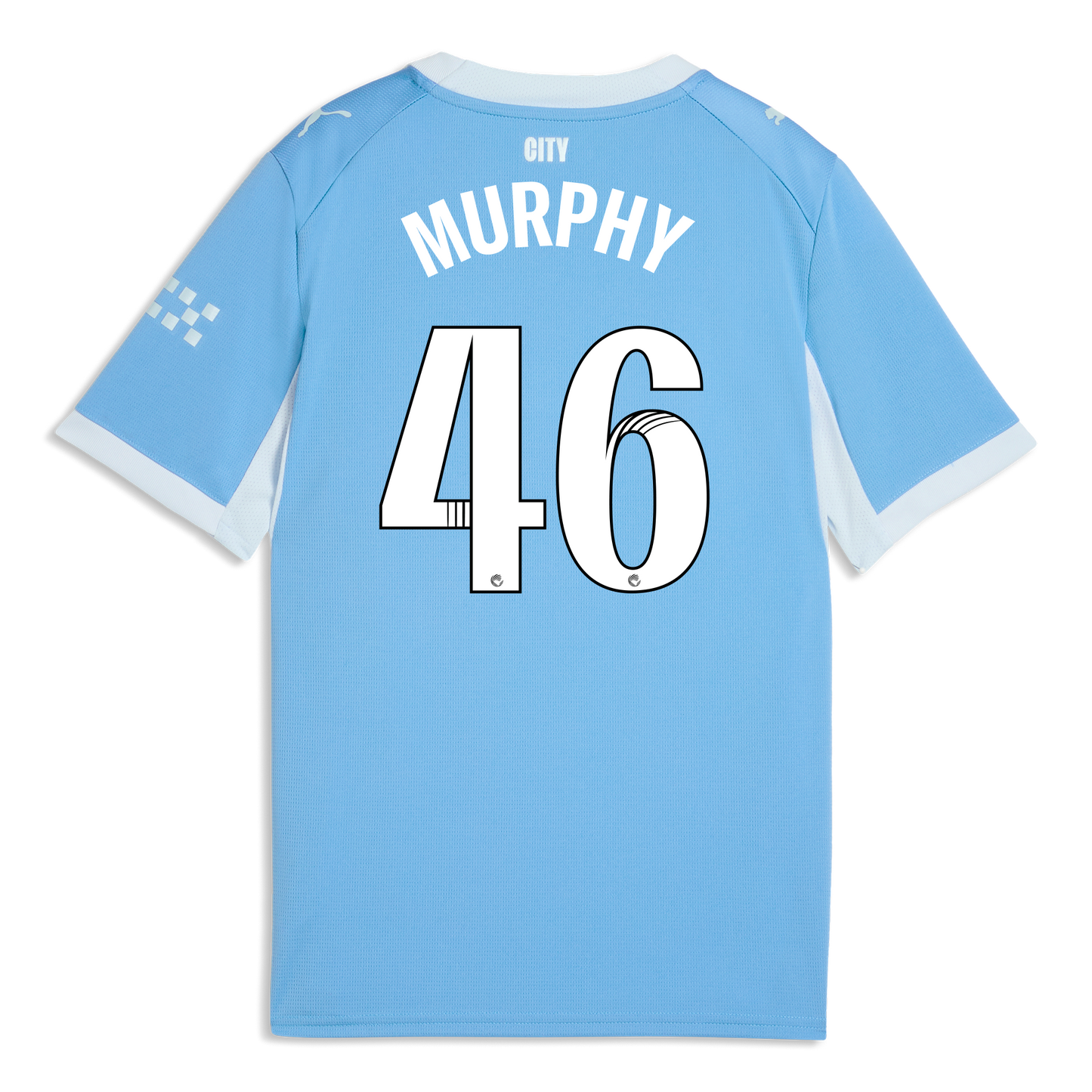 Kids' Manchester City Home Jersey 2026/27 With MURPHY 46 Printing
