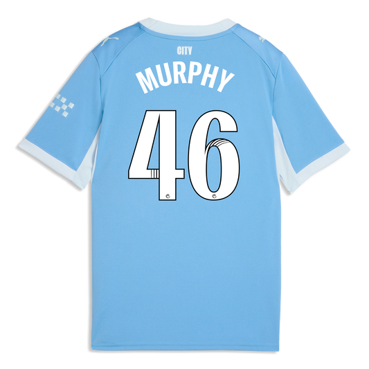Kids' Manchester City Home Jersey 2026/27 With MURPHY 46 Printing