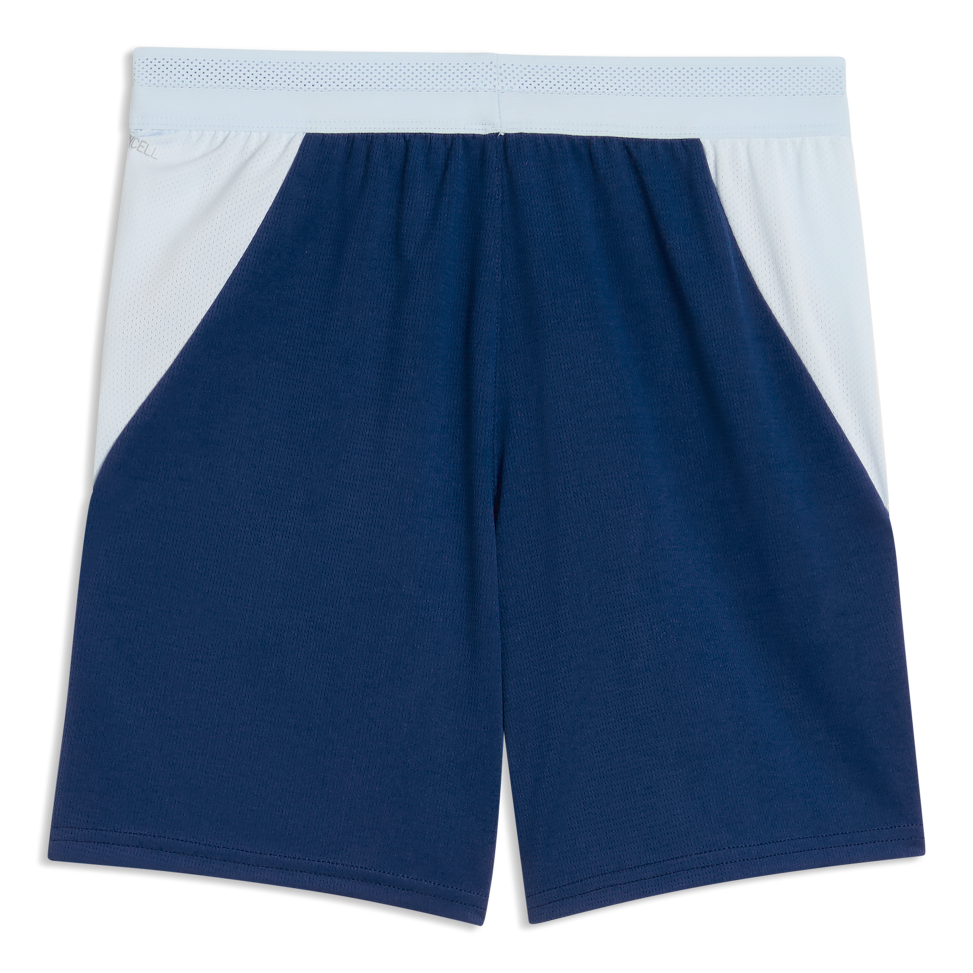 Kids' Manchester City Football Shorts 2026/27 With #21 - Blue Jewel-Icy Blue