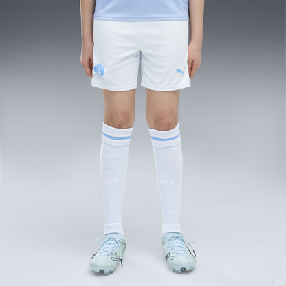 Kids' Manchester City Football Shorts 2026/27 - Icy Blue-Team Light Blue