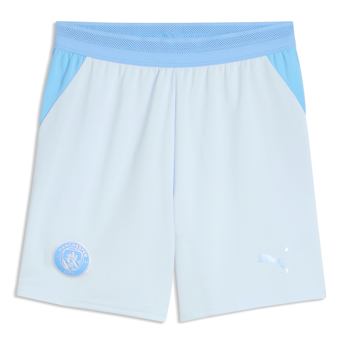 Kids' Manchester City Football Shorts 2026/27 - Icy Blue-Team Light Blue