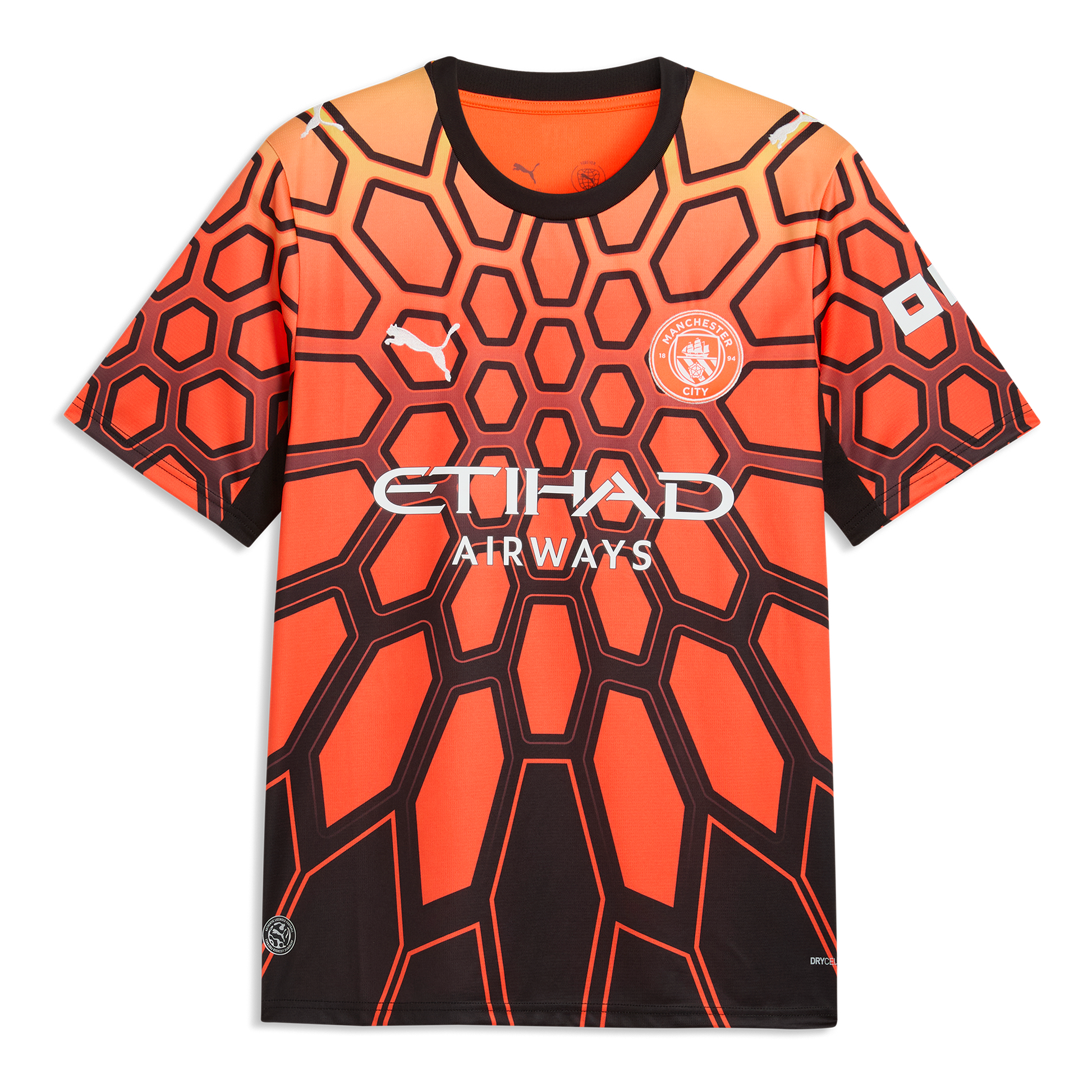 Manchester City Goalkeeper Jersey 2026/27 With CUMINGS 1 Printing - Hot Heat-PUMA Black