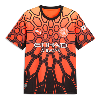 Manchester City Goalkeeper Jersey 2026/27 With TRAFFORD 1 Printing - Vibrant Green-Varsity Green