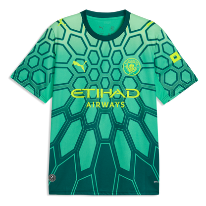 Manchester City Goalkeeper Jersey 2026/27 - Vibrant Green-Varsity Green