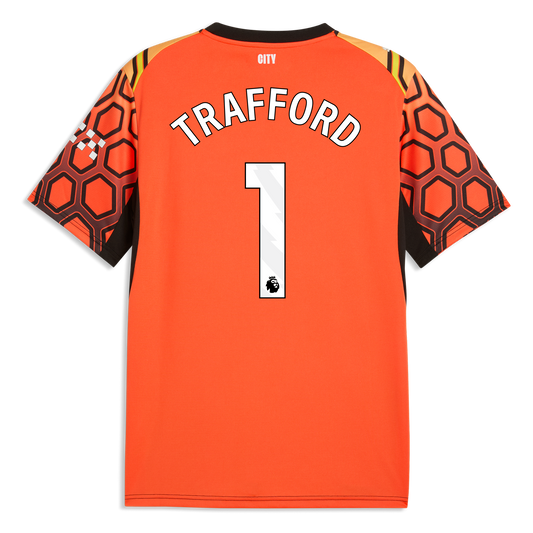 Manchester City Goalkeeper Jersey 2026/27 With TRAFFORD 1 Printing - Hot Heat-PUMA Black