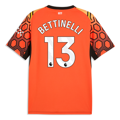 Manchester City Goalkeeper Jersey 2026/27 With BETTINELLI 13 Printing - Hot Heat-PUMA Black