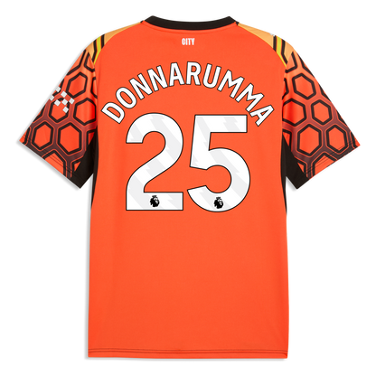 Manchester City Goalkeeper Jersey 2026/27 With DONNARUMMA 25 Printing - Hot Heat-PUMA Black