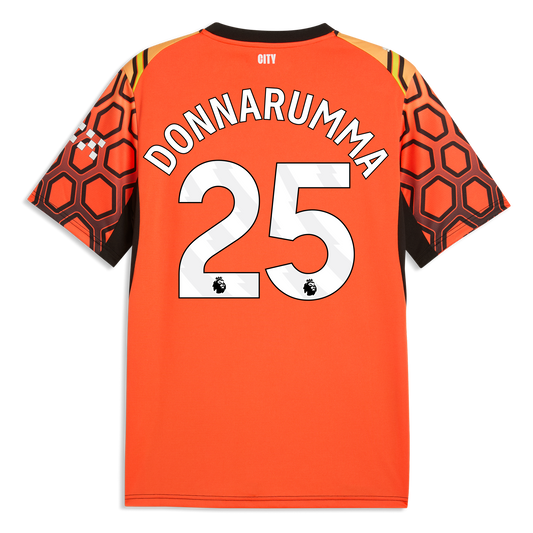 Manchester City Goalkeeper Jersey 2026/27 With DONNARUMMA 25 Printing - Hot Heat-PUMA Black