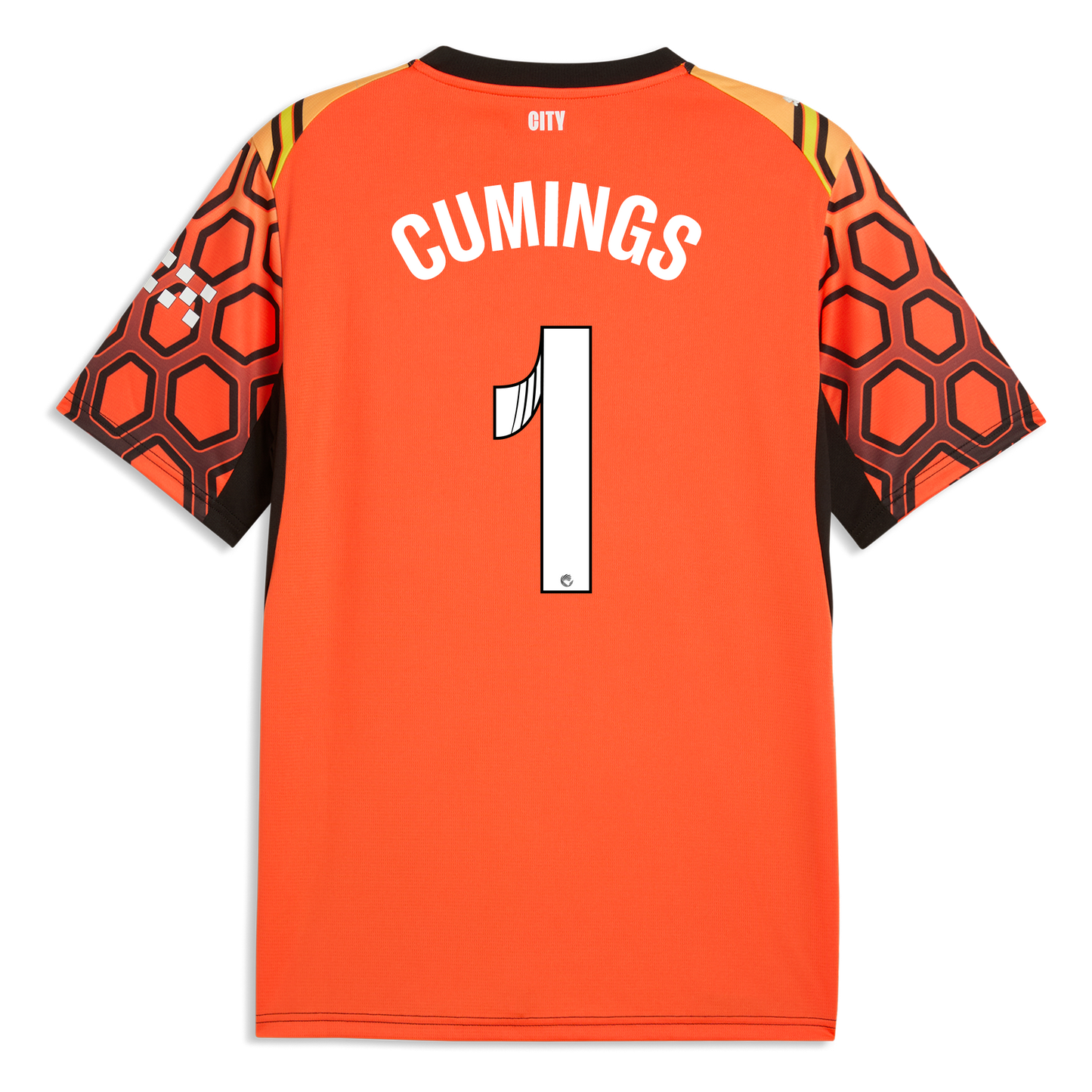 Manchester City Goalkeeper Jersey 2026/27 With CUMINGS 1 Printing - Hot Heat-PUMA Black