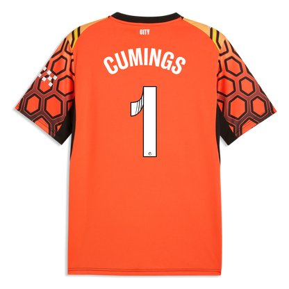 Manchester City Goalkeeper Jersey 2026/27 With CUMINGS 1 Printing - Hot Heat-PUMA Black