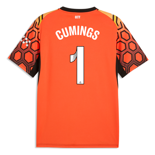Manchester City Goalkeeper Jersey 2026/27 With CUMINGS 1 Printing - Hot Heat-PUMA Black