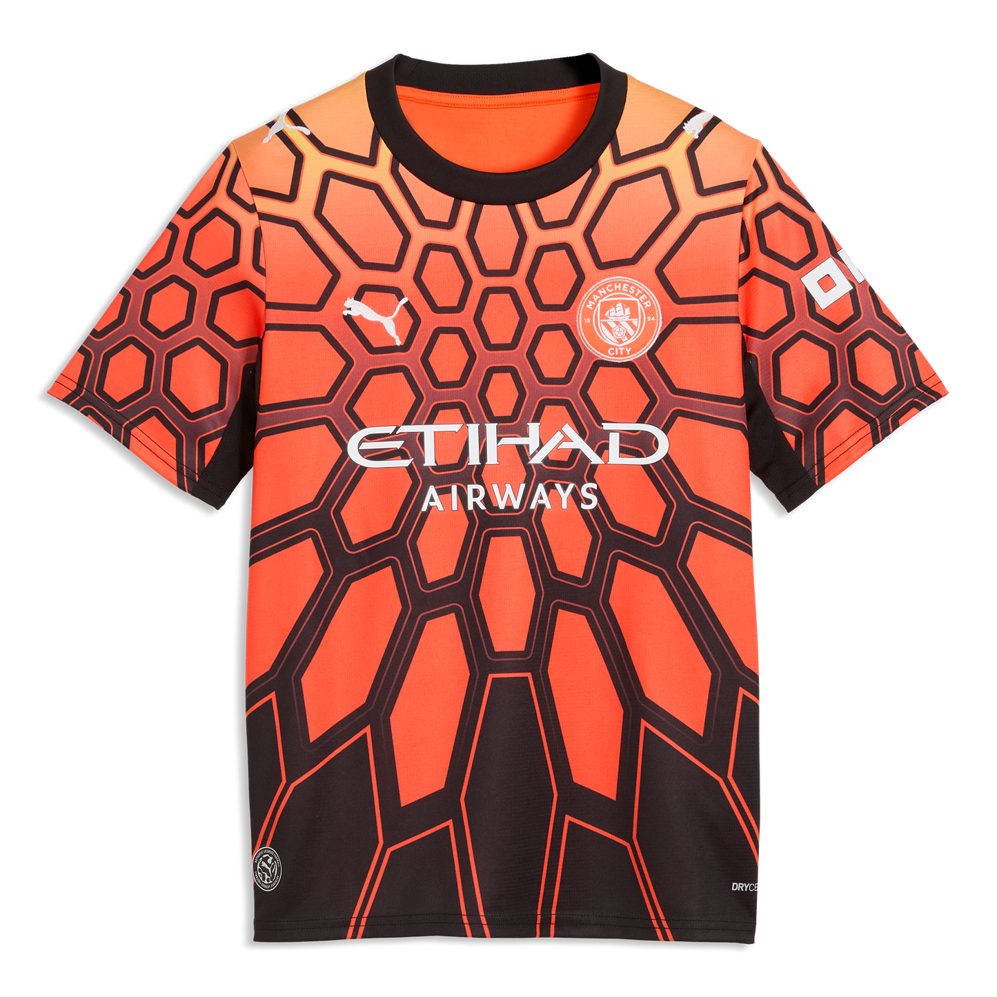 Women's Manchester City Goalkeeper Jersey 2025/26 With TRAFFORD 1 Printing - Hot Heat-PUMA Black
