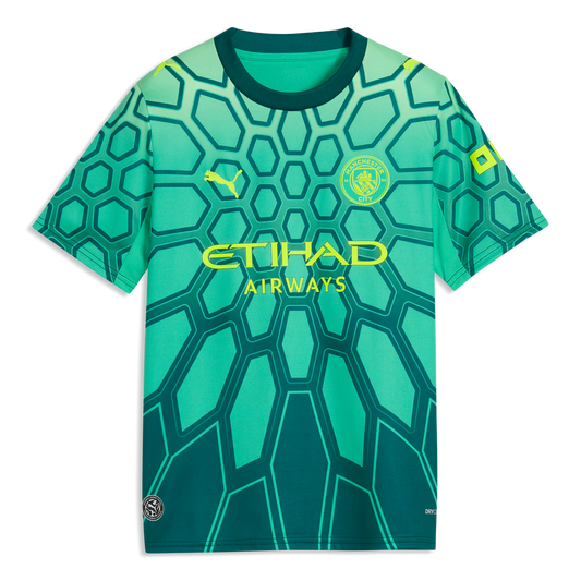 Women's Manchester City Goalkeeper Jersey 2026/27 - Vibrant Green-Varsity Green
