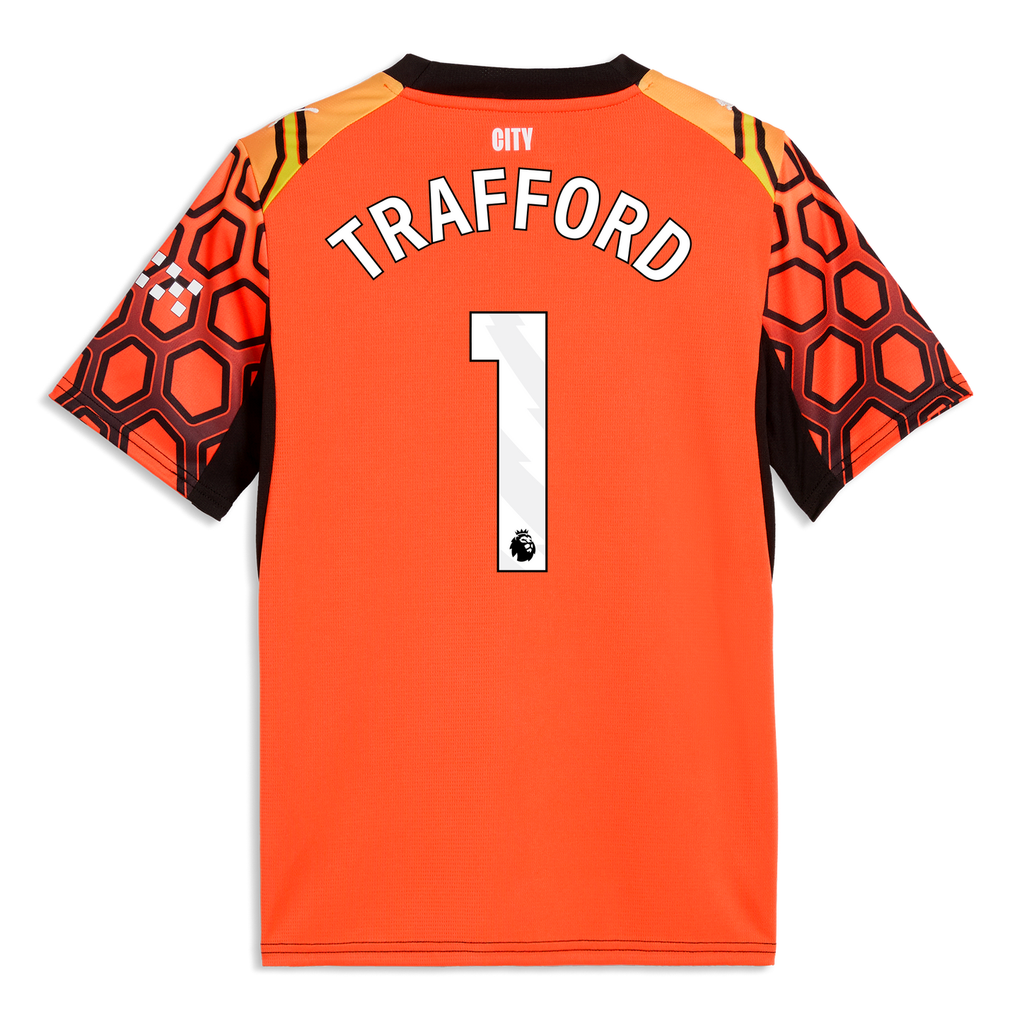 Women's Manchester City Goalkeeper Jersey 2025/26 With TRAFFORD 1 Printing - Hot Heat-PUMA Black