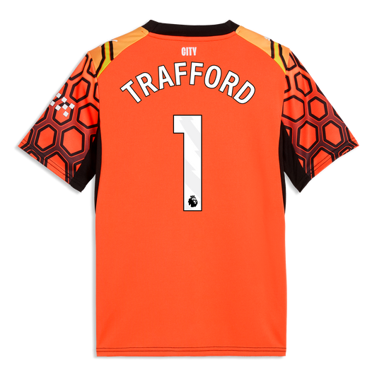 Women's Manchester City Goalkeeper Jersey 2025/26 With TRAFFORD 1 Printing - Hot Heat-PUMA Black