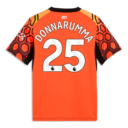 Women's Manchester City Goalkeeper Jersey 2025/26 With DONNARUMMA 25 Printing - Hot Heat-PUMA Black