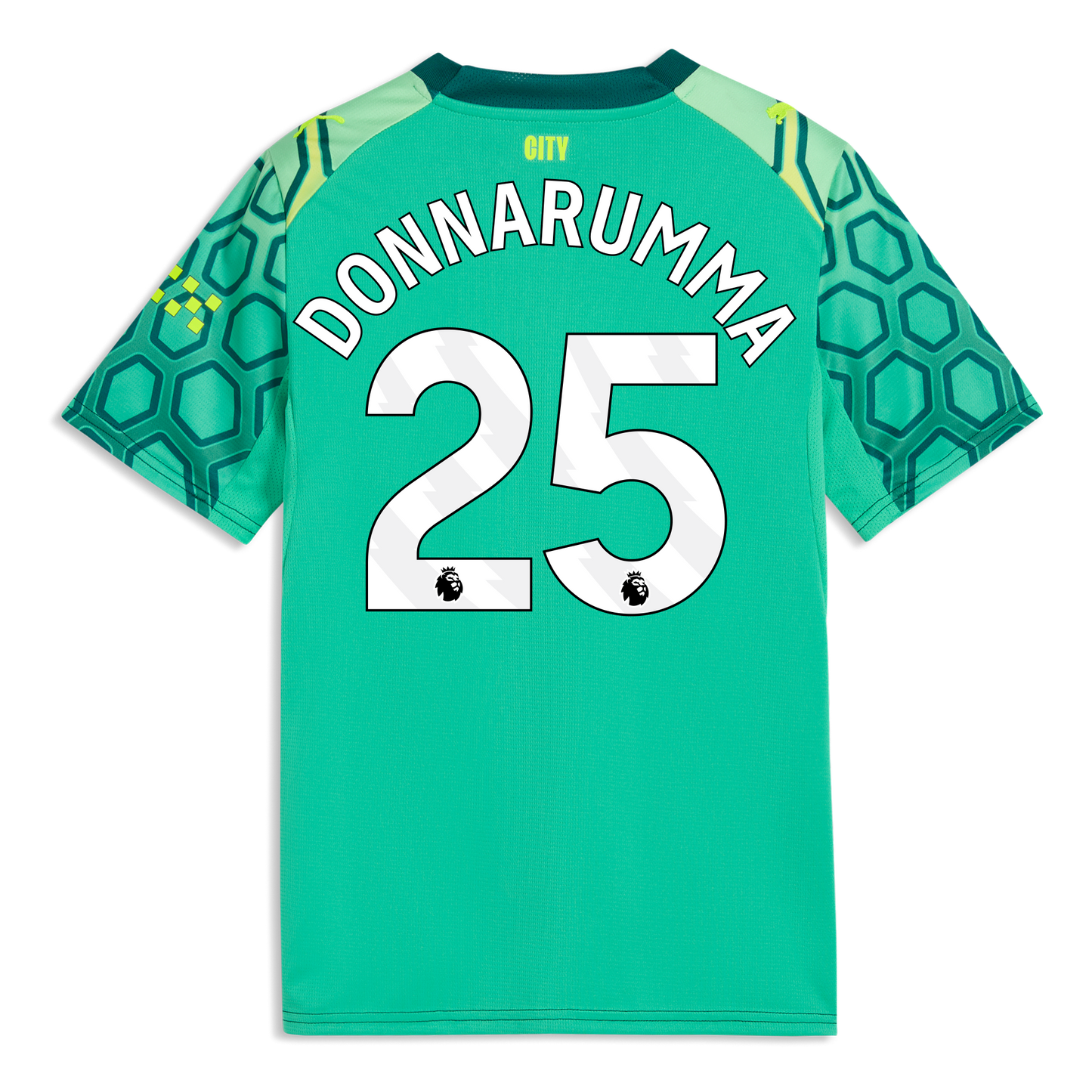 Women's Manchester City Goalkeeper Jersey 2025/26 With DONNARUMMA 25 Printing - Vibrant Green-Varsity Green