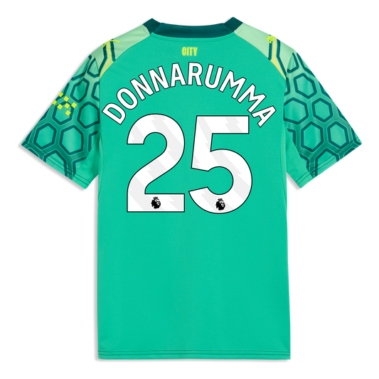 Women's Manchester City Goalkeeper Jersey 2025/26 With DONNARUMMA 25 Printing - Vibrant Green-Varsity Green