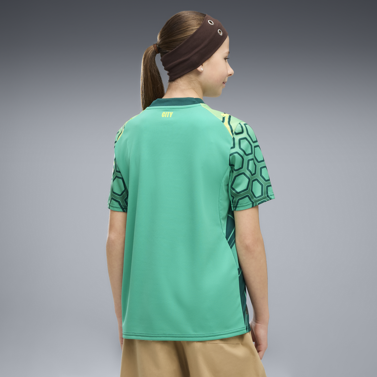 Kids' Manchester City Goalkeeper Jersey 2026/27 - Vibrant Green-Varsity Green