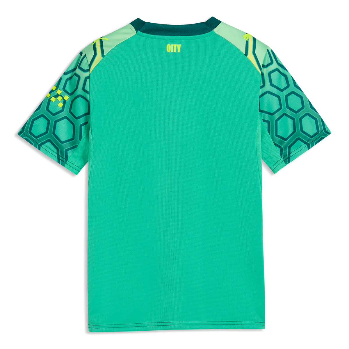 Kids' Manchester City Goalkeeper Jersey 2026/27 - Vibrant Green-Varsity Green