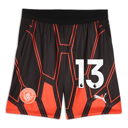 Manchester City Goalkeeper Shorts 2026/27 With #13 - Hot Heat-PUMA Black
