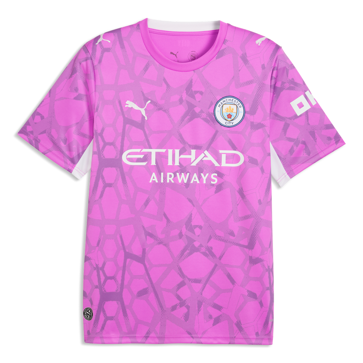 Manchester City Goalkeeper Jersey 2026/27 - Electric Orchid-PUMA White