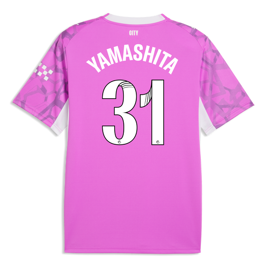 Women's Manchester City Goalkeeper Jersey 2026/27 With YAMASHITA 31 Printing