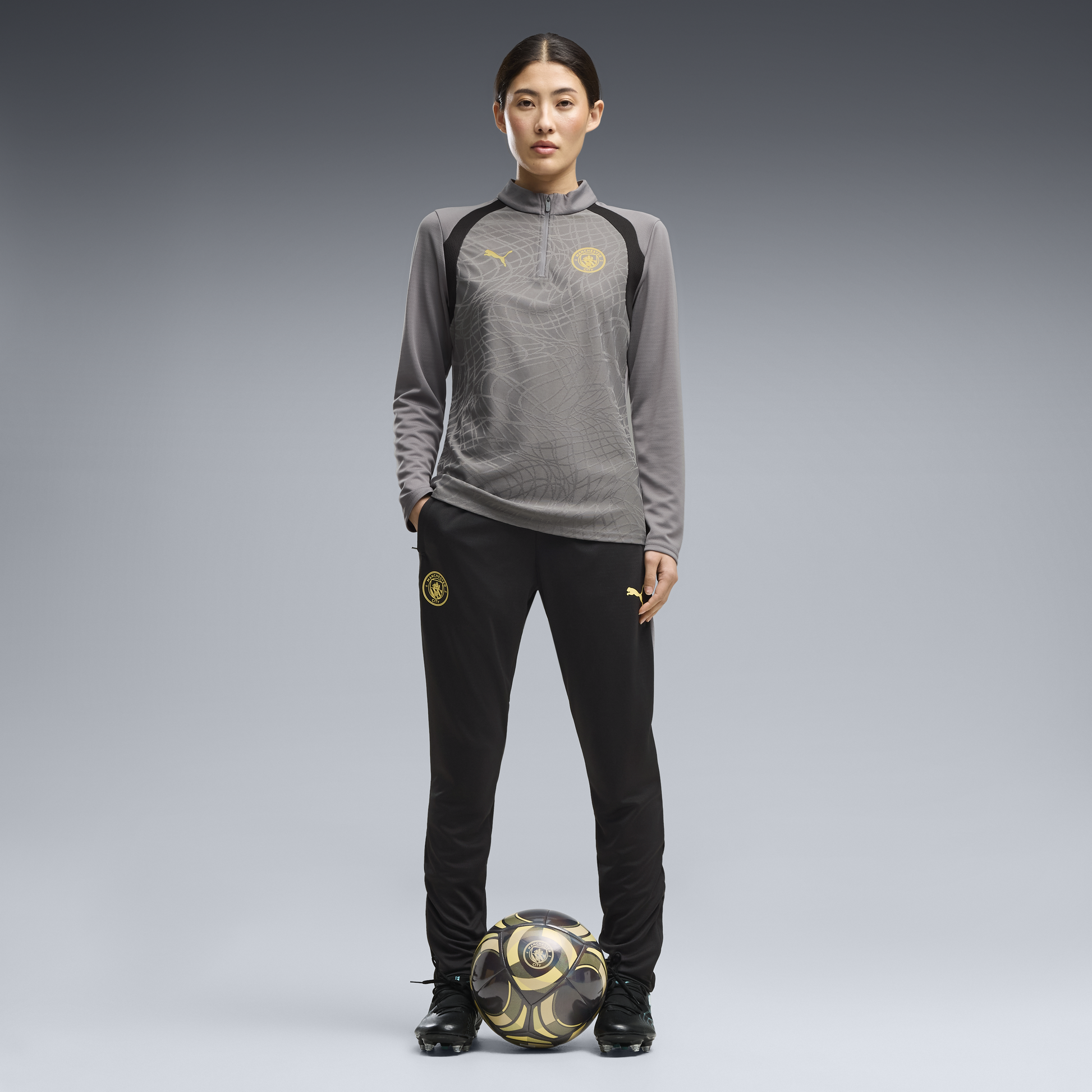 Women's Manchester City Training Pocket Pants 2026/27 - PUMA Black-Cast Iron