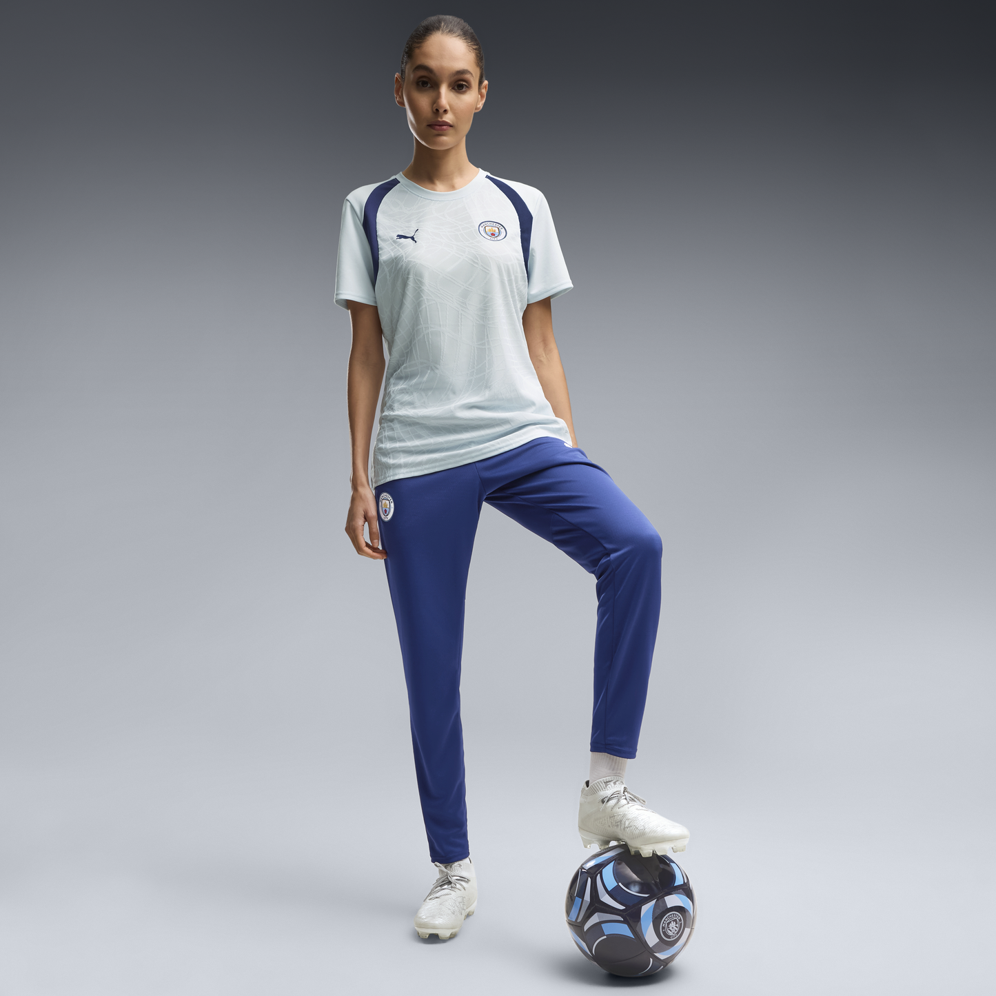 Women's Manchester City Training Pocket Pants 2026/27 - Blue Jewel-Dewdrop