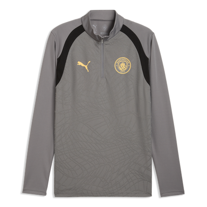 Manchester City Training 1/4 Zip Top 2026/27 - Cast Iron-Flaxen