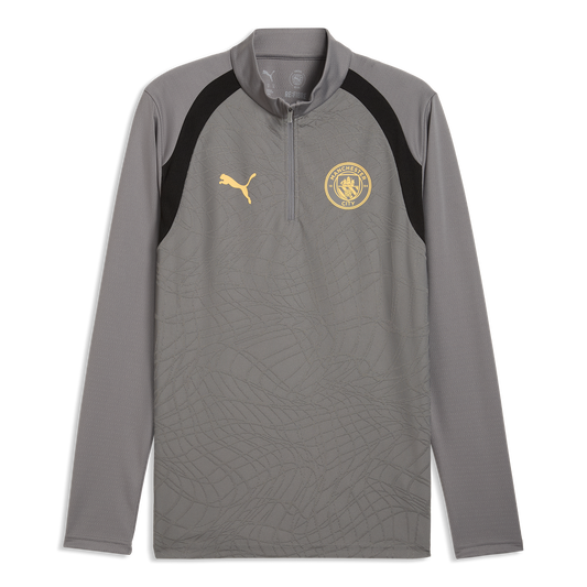 Manchester City Training 1/4 Zip Top 2026/27 - Cast Iron-Flaxen
