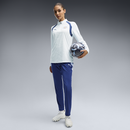 Women's Manchester City Training 1/4 Zip Top 2026/27 - Dewdrop-Blue Jewel